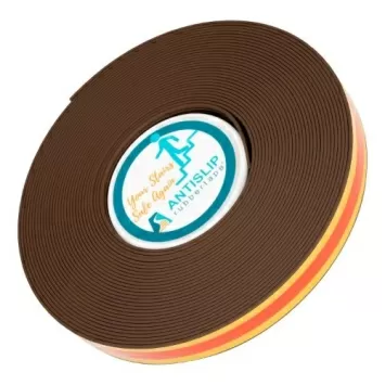Bruine antislip rubber strip